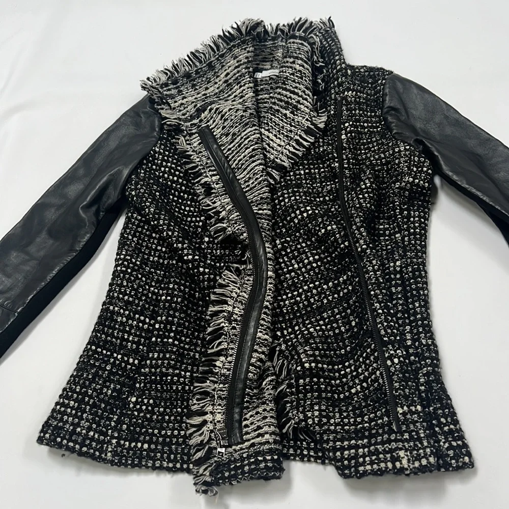 Vince Long Sleeve Zip Up Coat - Picture 3 of 5